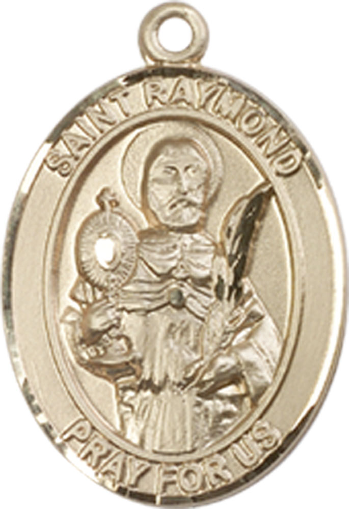 14kt Gold Saint Raymond Nonnatus Medal