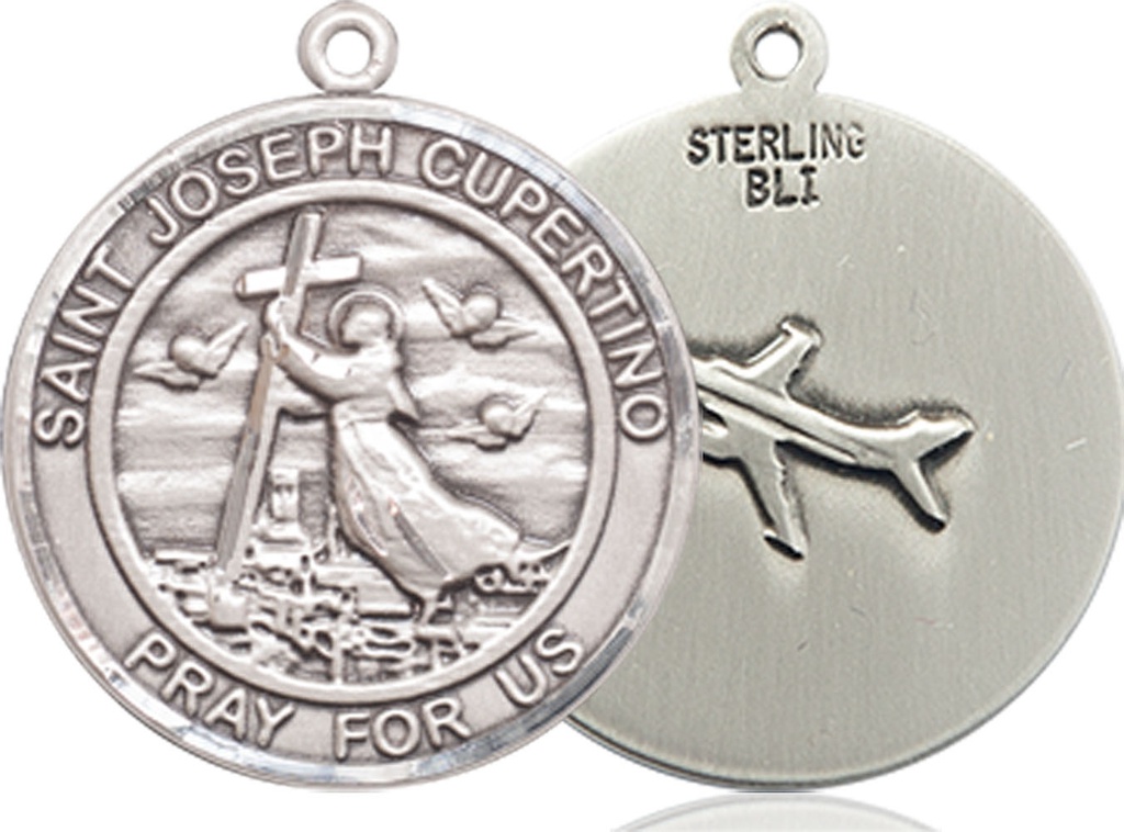 Sterling Silver Saint Joseph of Cupertino Medal
