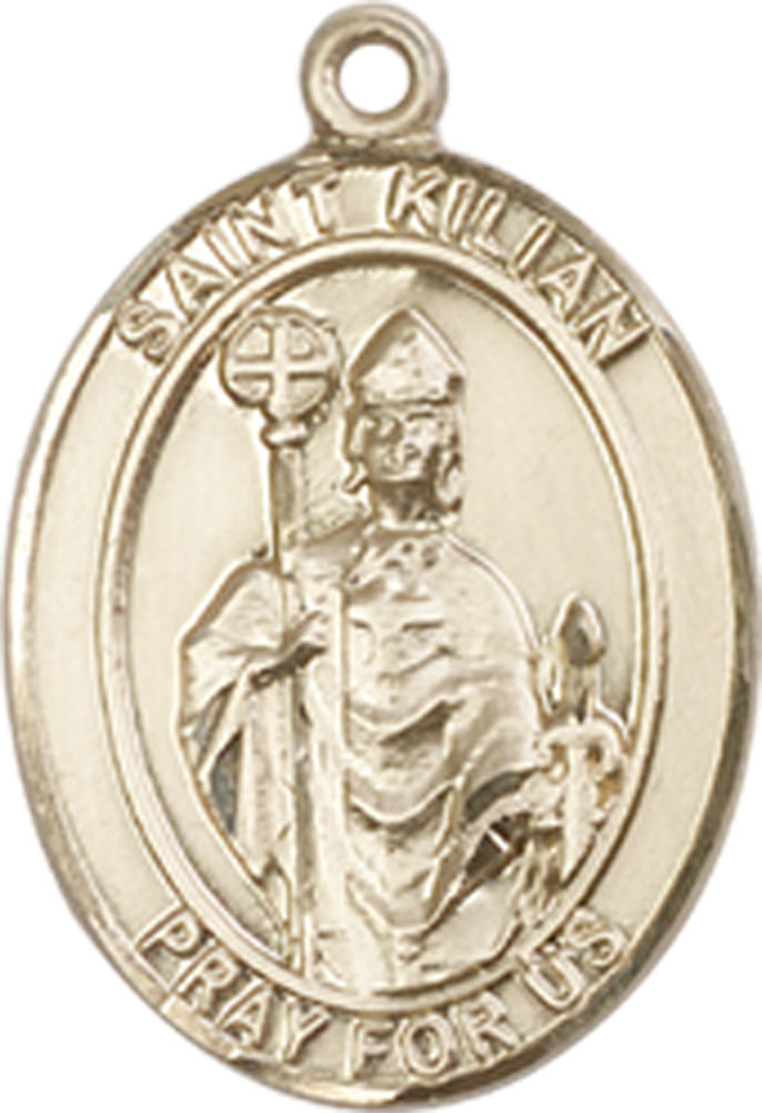 14kt Gold Filled Saint Kilian Medal