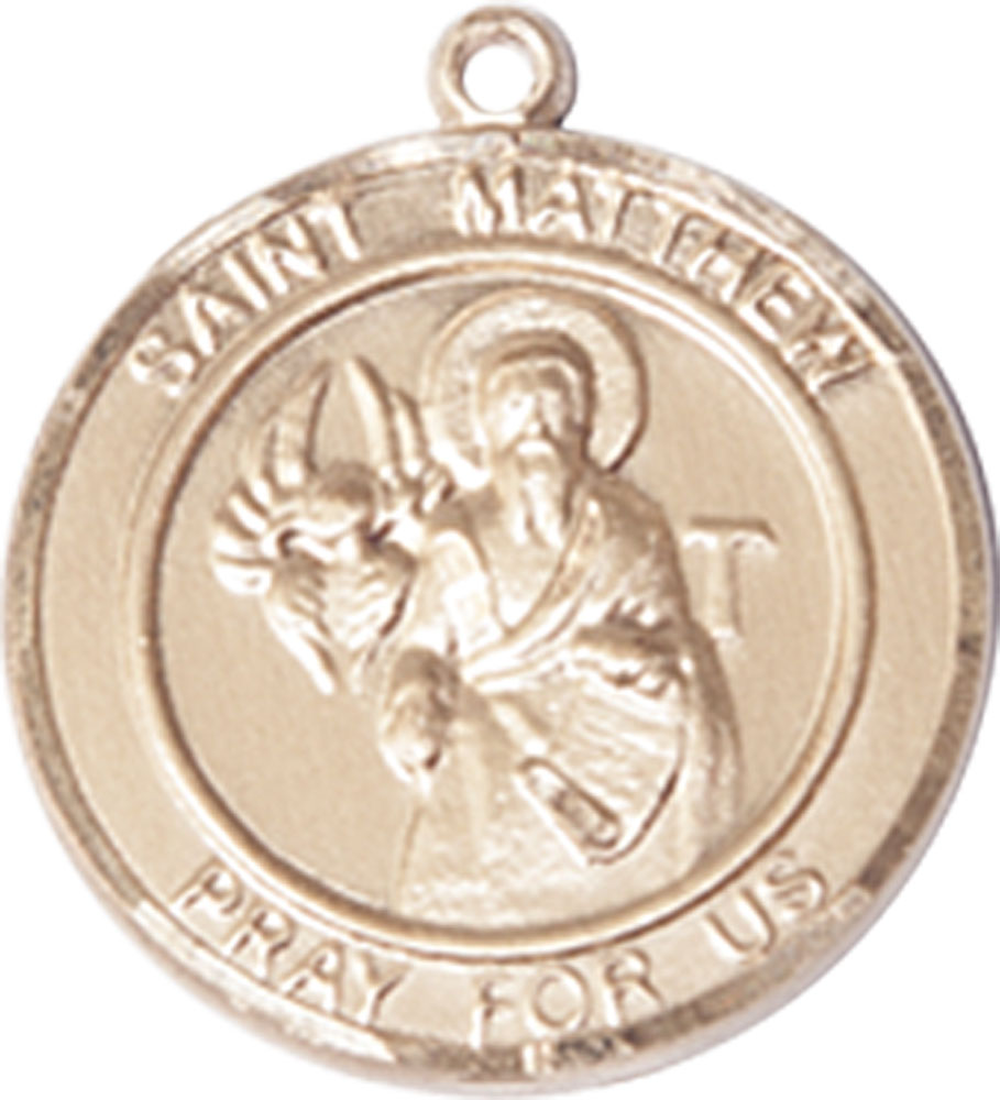 14kt Gold Filled Saint Matthew the Apostle Medal