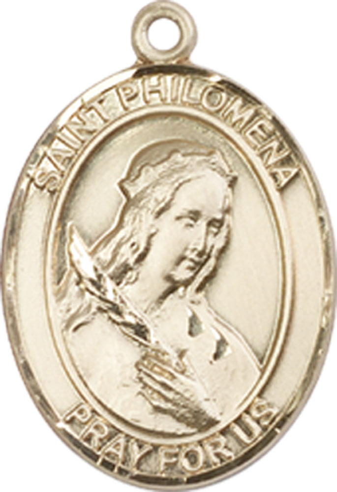 14kt Gold Filled Saint Philomena Medal