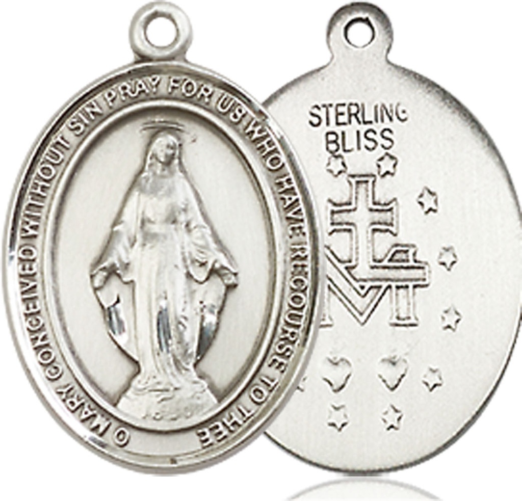 Sterling Silver Miraculous Medal