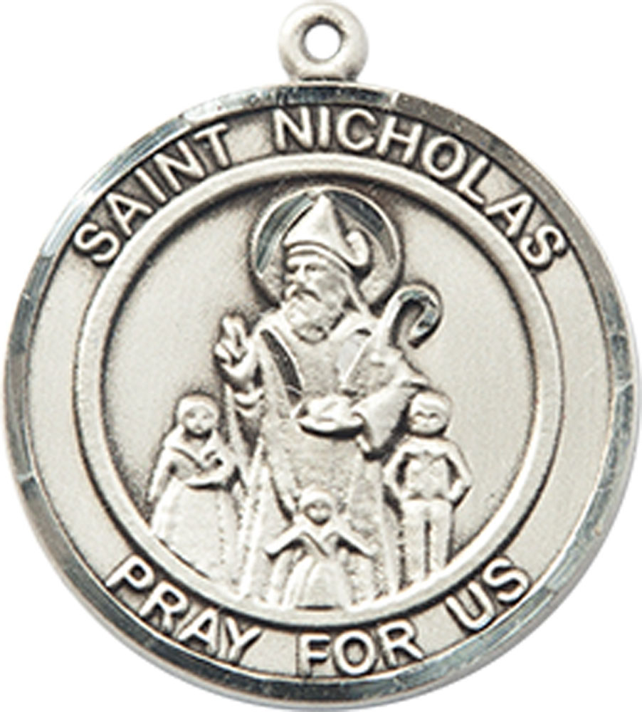 Sterling Silver Saint Nicholas Medal
