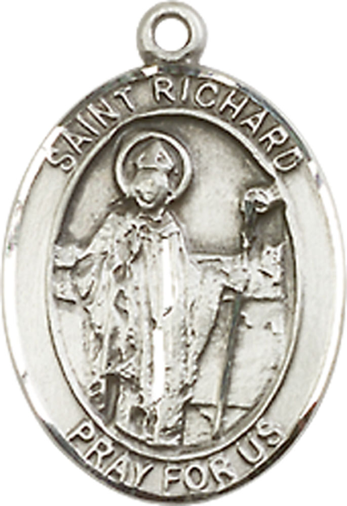 Sterling Silver Saint Richard Medal