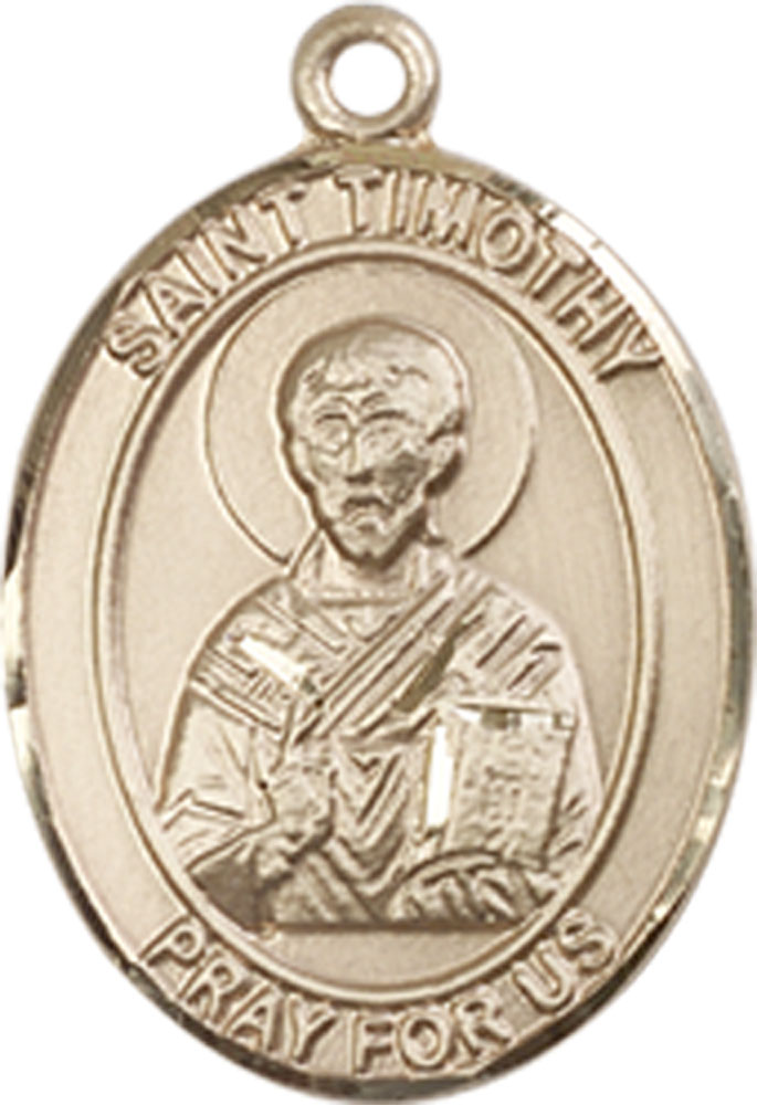 14kt Gold Filled Saint Timothy Medal