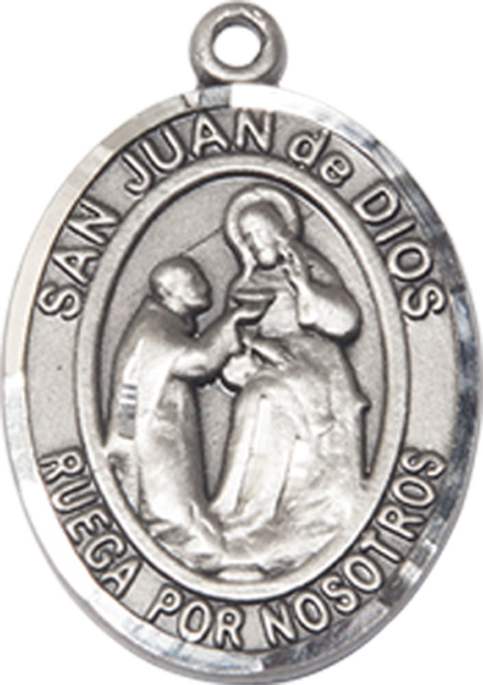 Sterling Silver San Juan de Dios Medal