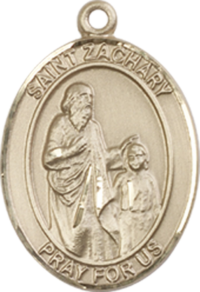 14kt Gold Filled Saint Zachary Medal