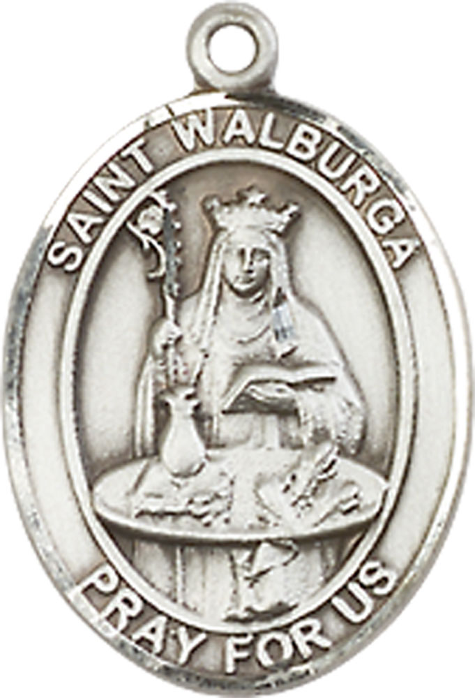 Sterling Silver Saint Walburga Medal