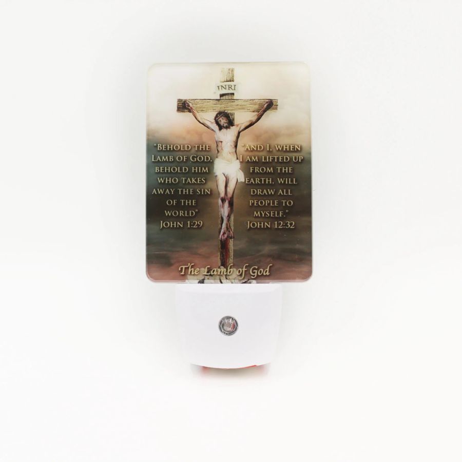 LED Night Light Lamb of God