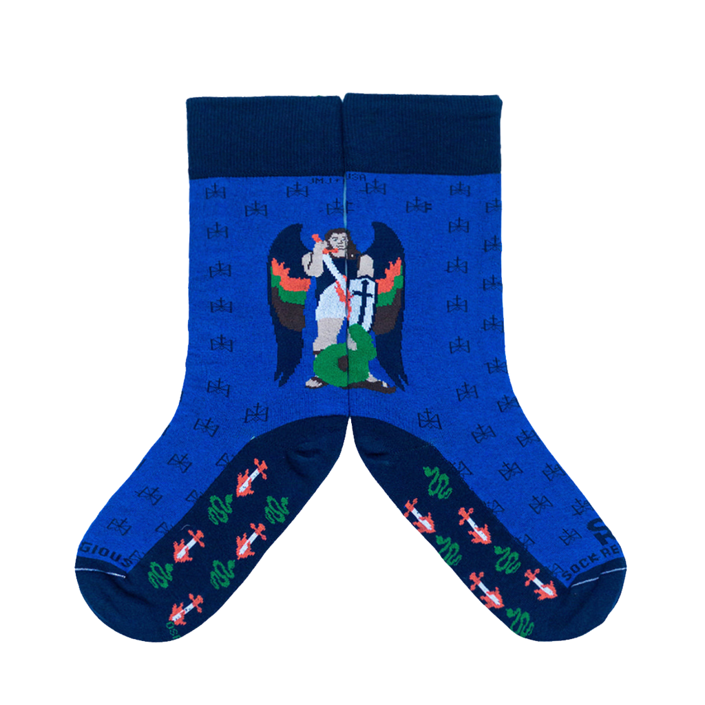 St. Michael the Archangel Adult Socks