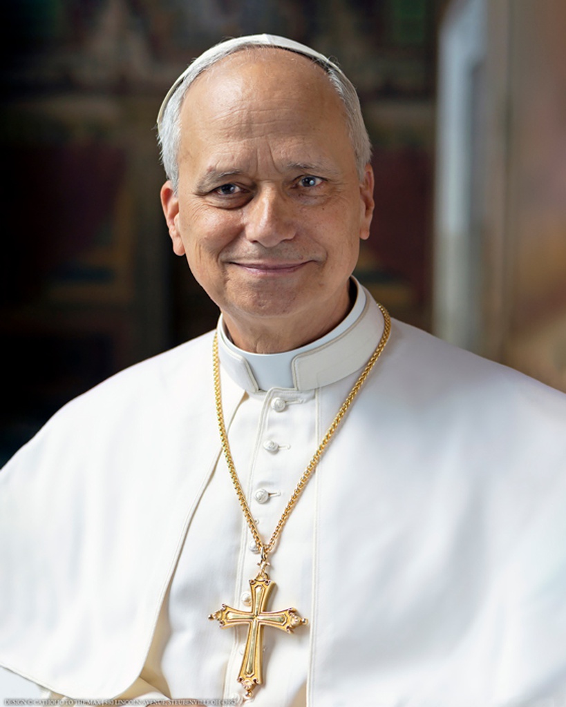 Pope Leo XIV Formal Portrait Sleeved Print