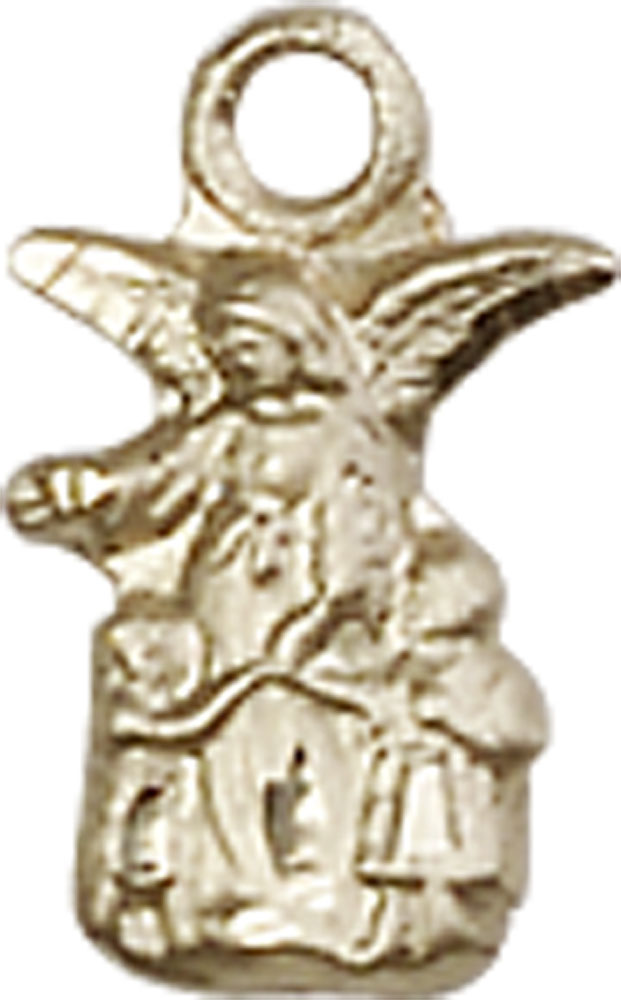 14kt Gold Littlest Angel Medal