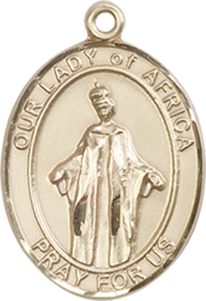 14kt Gold Filled Our Lady of Africa Medal