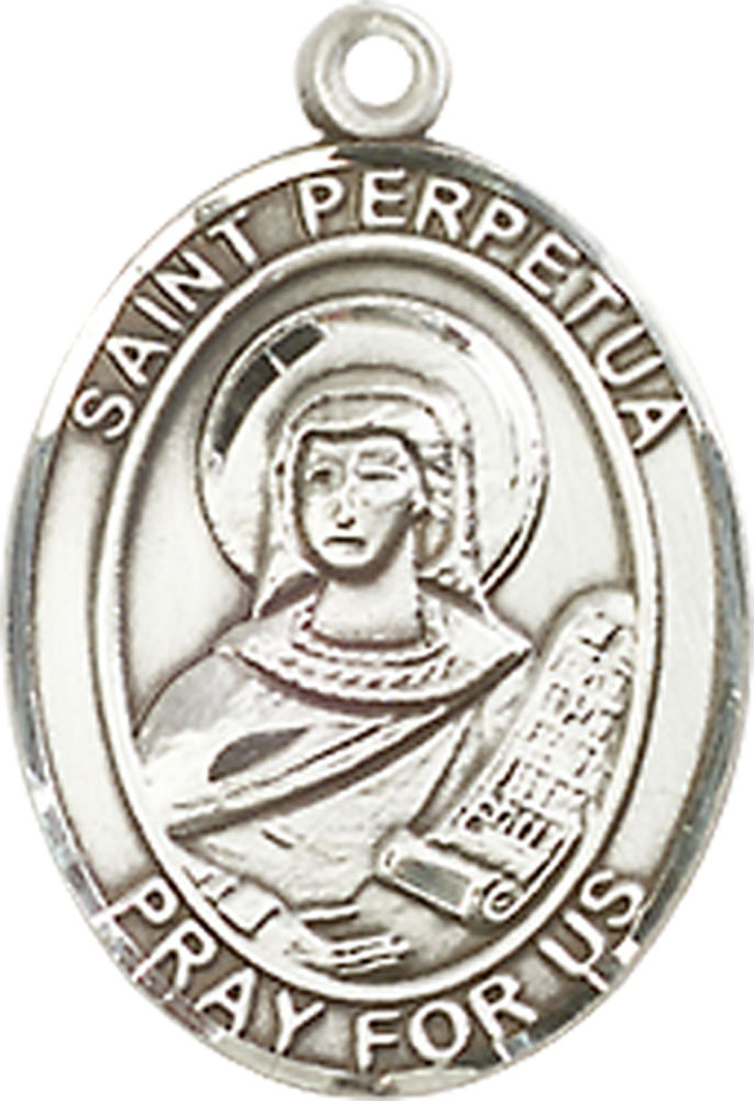 Sterling Silver Saint Perpetua Medal