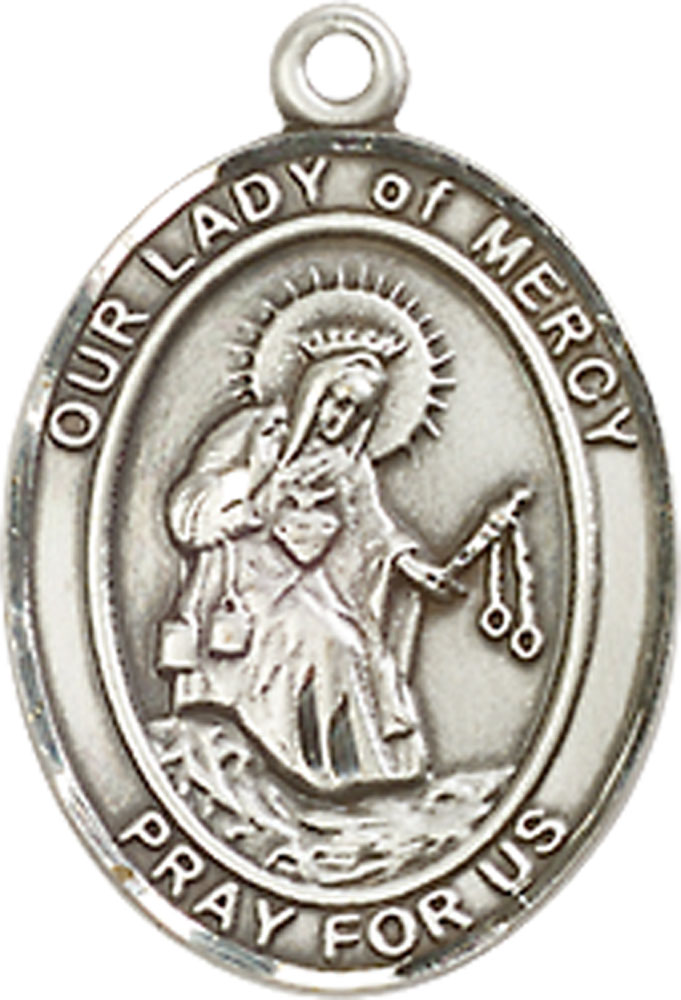 Sterling Silver Our Lady of Mercy Medal