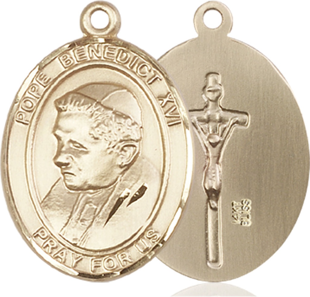 14kt Gold Pope Benedict XVI Medal