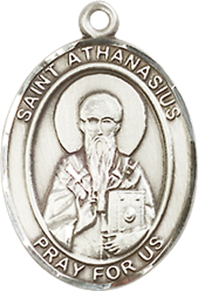 Sterling Silver Saint Athanasius Medal