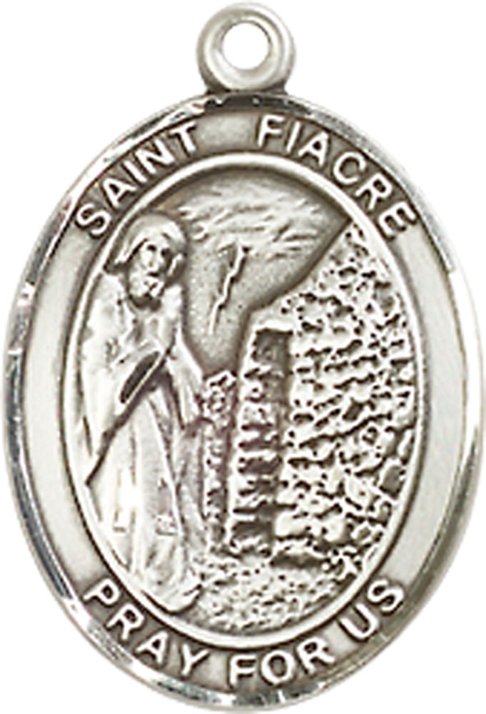 Sterling Silver Saint Fiacre Medal