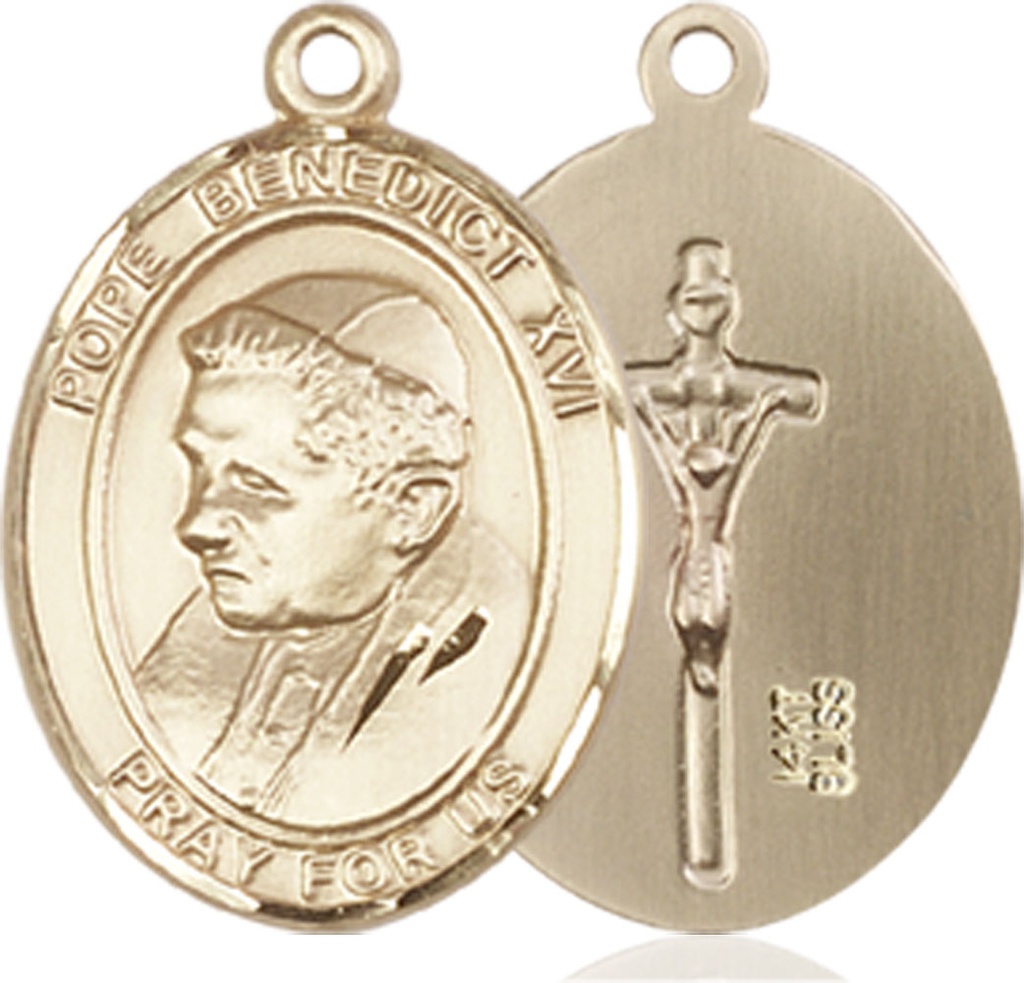14kt Gold Pope Benedict XVI Medal