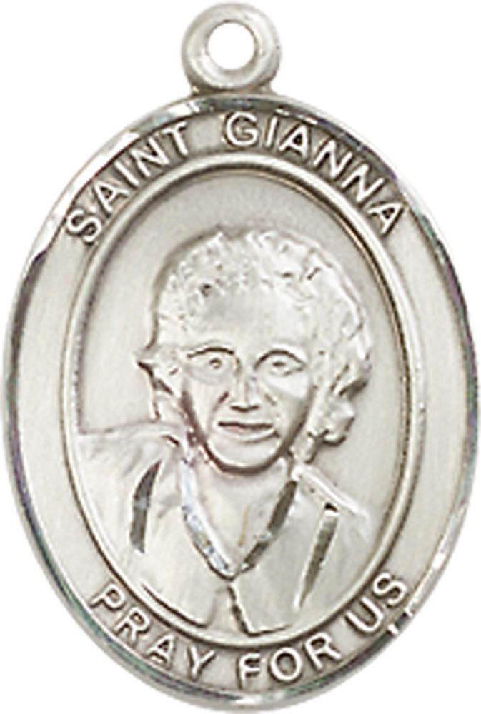 Sterling Silver Saint Gianna Medal