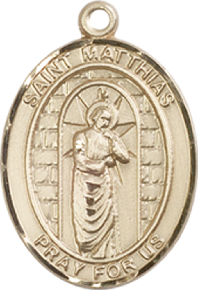 14kt Gold Filled Saint Matthias the Apostle Medal