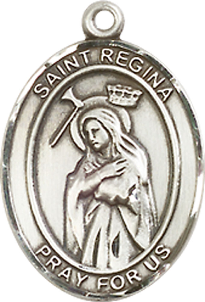 Sterling Silver Saint Regina Medal