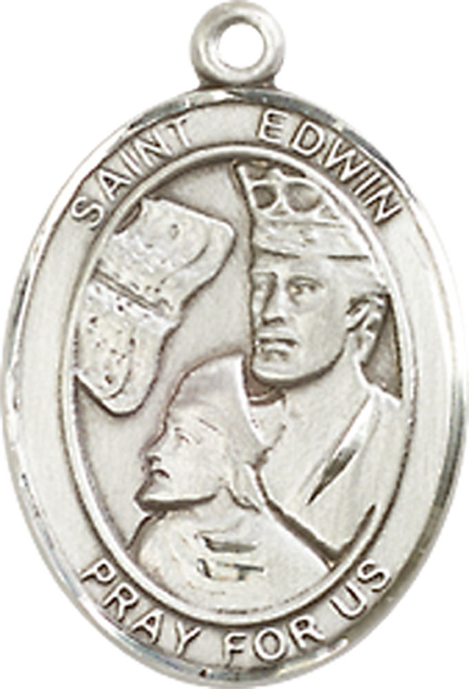 Sterling Silver Saint Edwin Medal