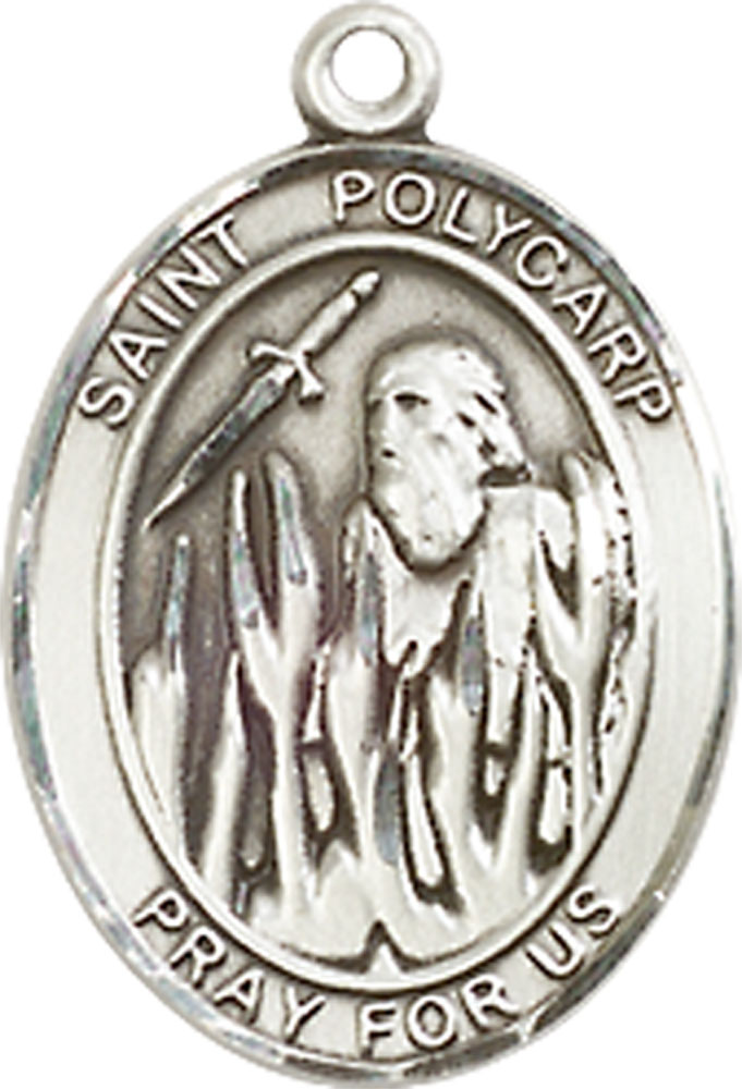 Sterling Silver Saint Polycarp of Smyrna Medal