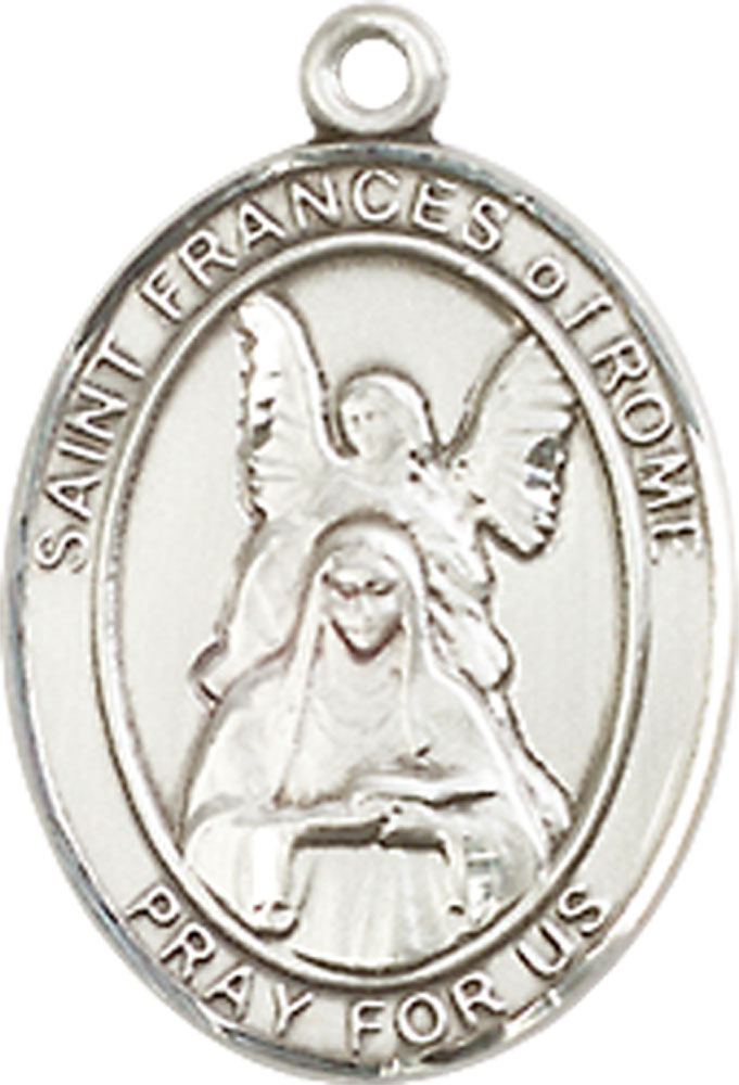 Sterling Silver Saint Frances of Rome Medal