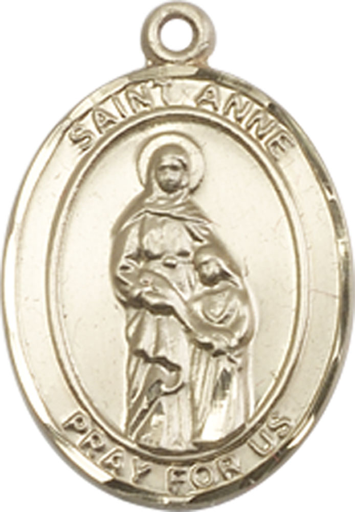 14kt Gold Filled Saint Anne Medal