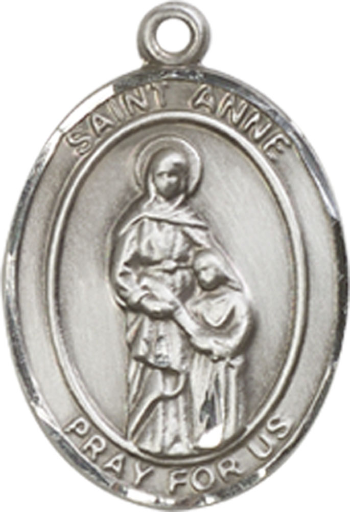 Sterling Silver Saint Anne Medal