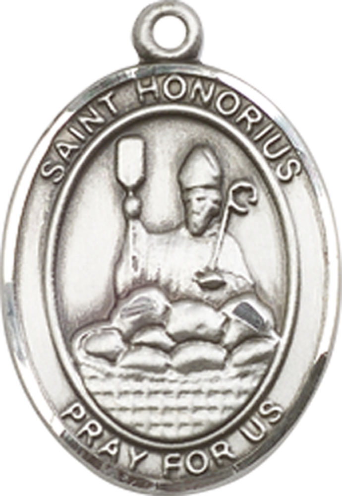 Sterling Silver Saint Honorius Medal