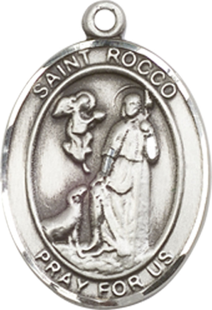 Sterling Silver Saint Rocco Medal