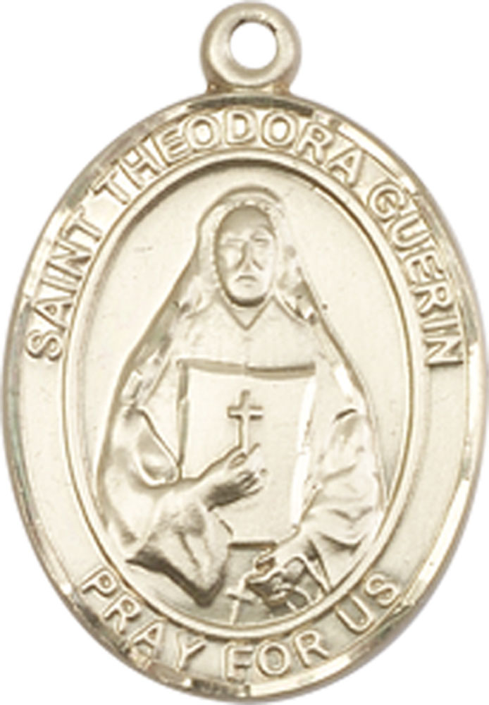 14kt Gold Filled Saint Theodora Medal