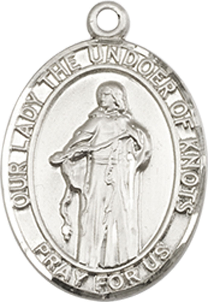 Sterling Silver Our Lady of Knots Medal