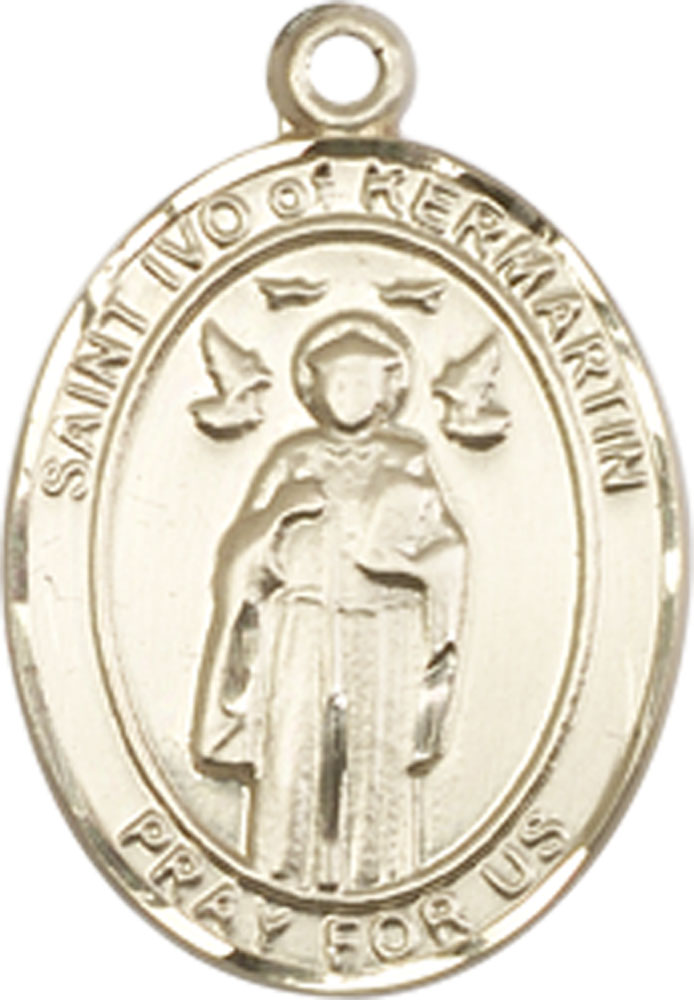 14kt Gold Filled Saint Ivo Medal
