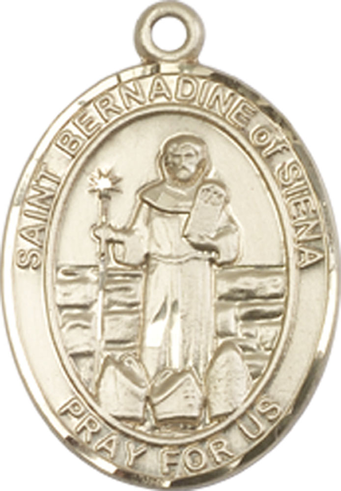 14kt Gold Filled Saint Bernadine of Sienna Medal