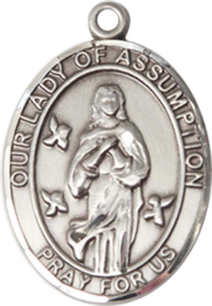 Sterling Silver Our Lady of Assumption Medal