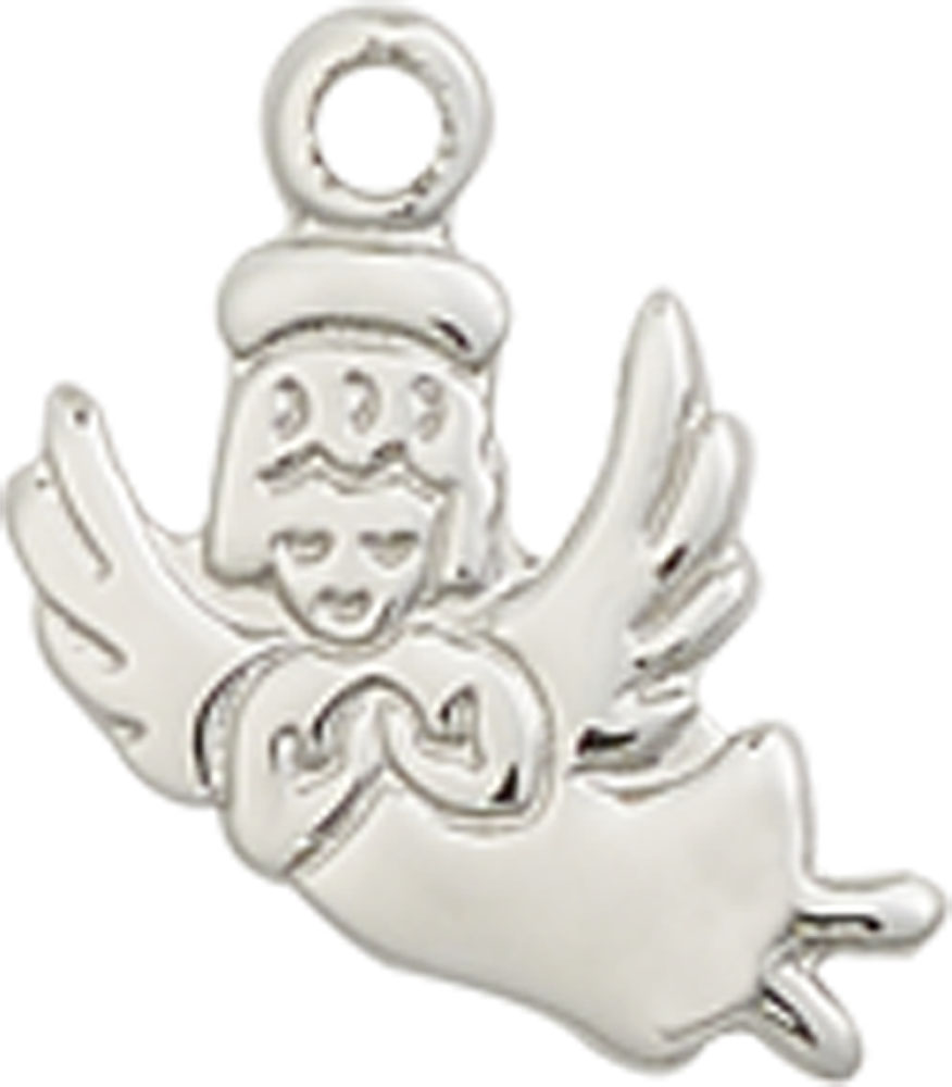 Sterling Silver Guardian Angel Medal
