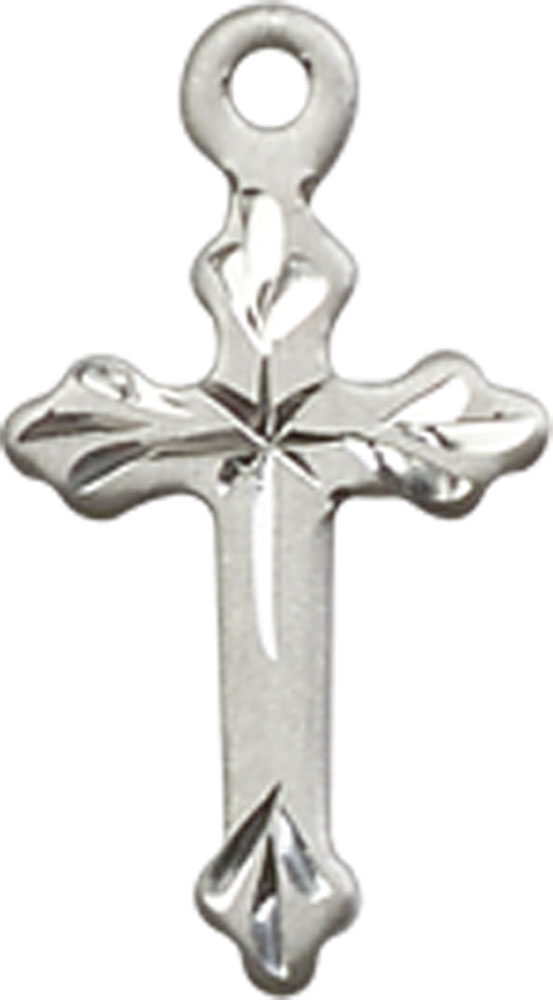 Sterling Silver Cross Medal - With Box