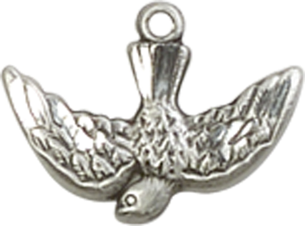 Sterling Silver Holy Spirit Medal