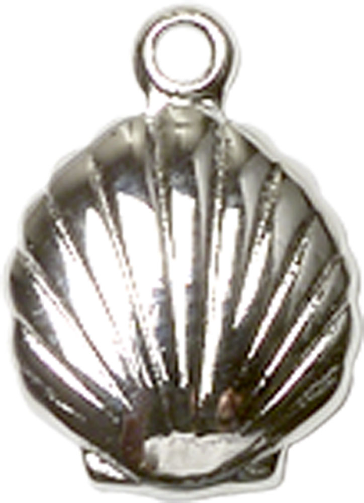 Sterling Silver Shell Medal