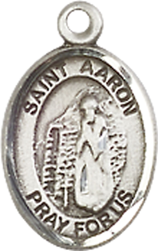 Sterling Silver Saint Aaron Medal