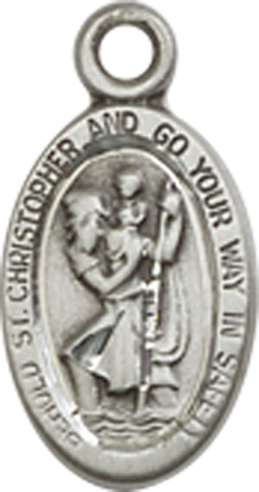 Sterling Silver Saint Christopher Medal