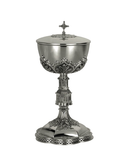 Ciborium 11", All Sterling, Gold Lined