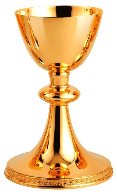 Chalice &amp; Scale Paten, In Cup Strlng/Gp