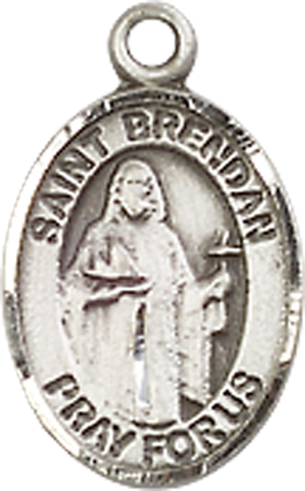 Sterling Silver Saint Brendan the Navigator Medal