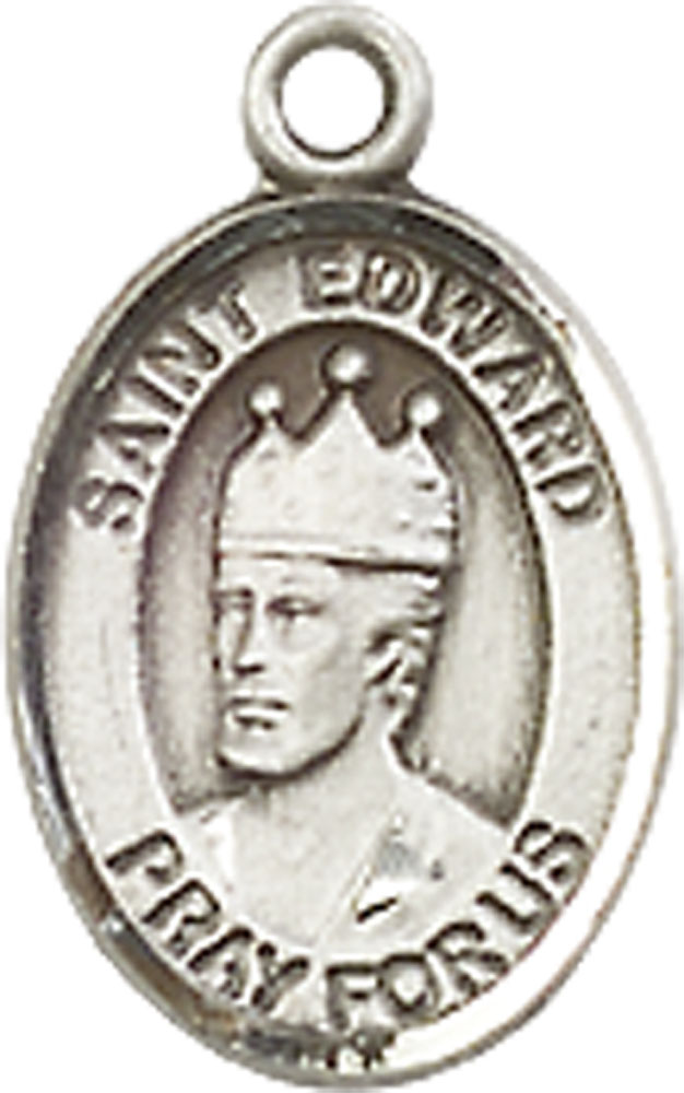 Sterling Silver Saint Edward the Confessor Medal