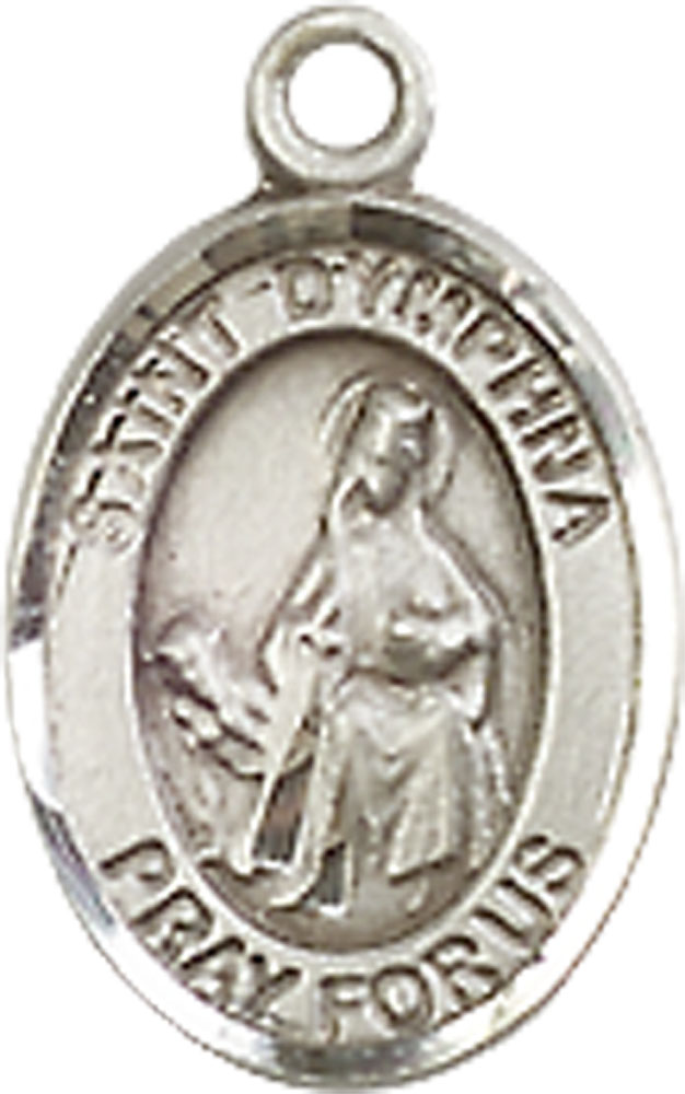 Sterling Silver Saint Dymphna Medal