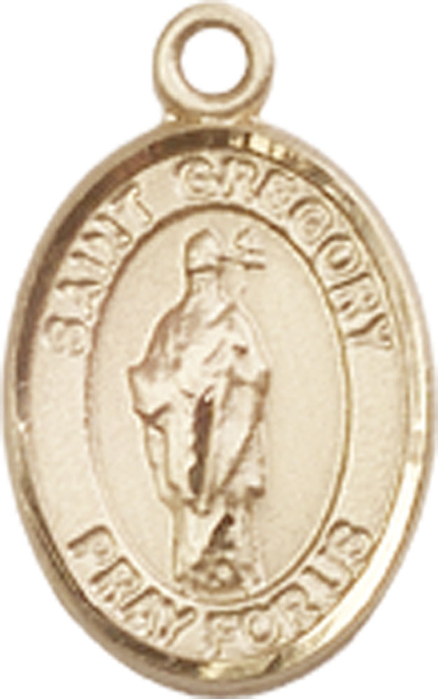14kt Gold Filled Saint Gregory the Great Medal
